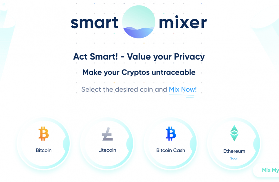 SmartMixer main page